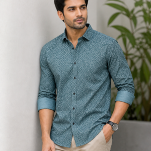 Blue Printed Tshirt